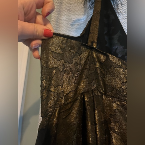 A Loves A gold midi dress - Picture 6 of 6